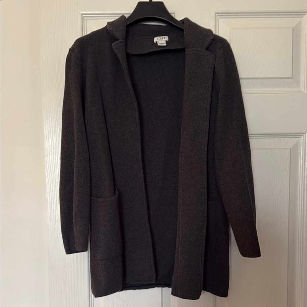 Women's Grey J. Crew Blazer Cardigan